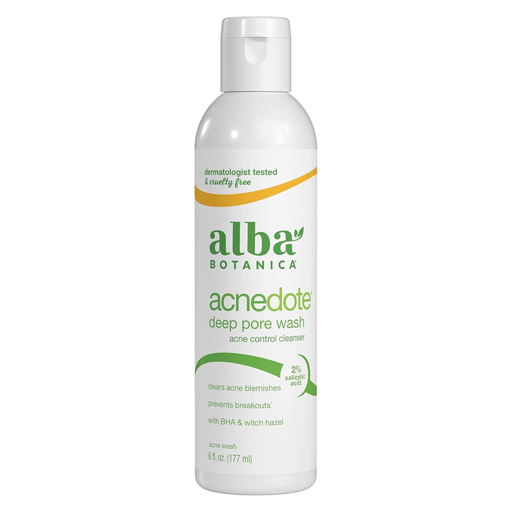 Alba Botanica Natural Acnedote Face And Body Scrub - 8 Oz